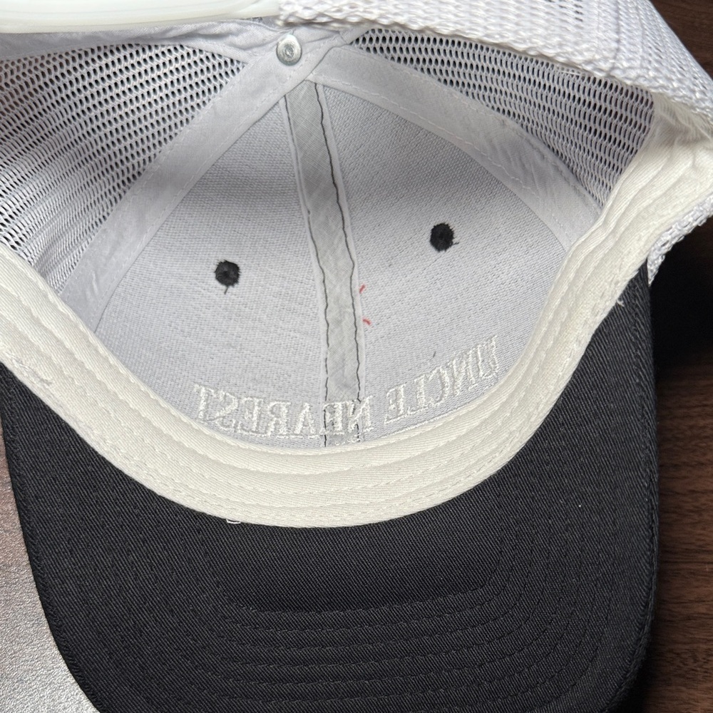 NEW! Uncle Nearest Black and White Snapback Trucker Hat - Picture 3 of 7